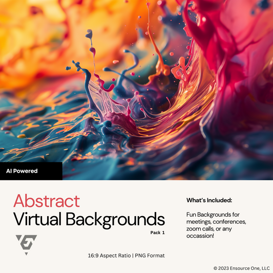 Abstract Virtual Background Scenes vol. 1 | 4 Virtual Backgrounds