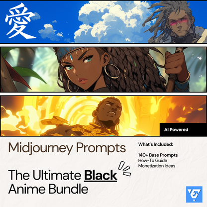 Anime-Inspired Midjourney Prompts - Diverse Character Creation Kit