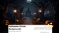 Halloween Spooky Scenes Virtual Backgrounds | 4 Zoom Virtual Backgrounds | Backdrop | Office Background | Microsoft Teams | Google Meet