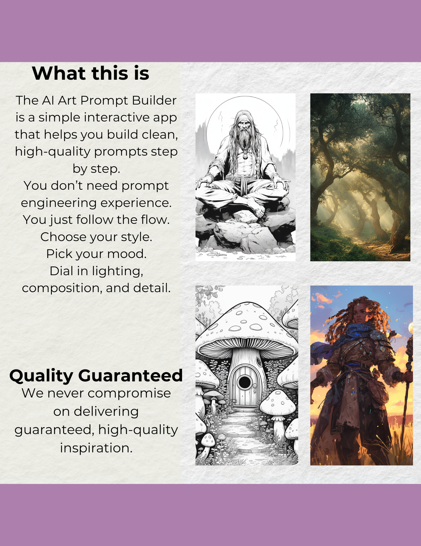 AI Art Prompt Builder – Interactive Offline Tool (No Subscription)
