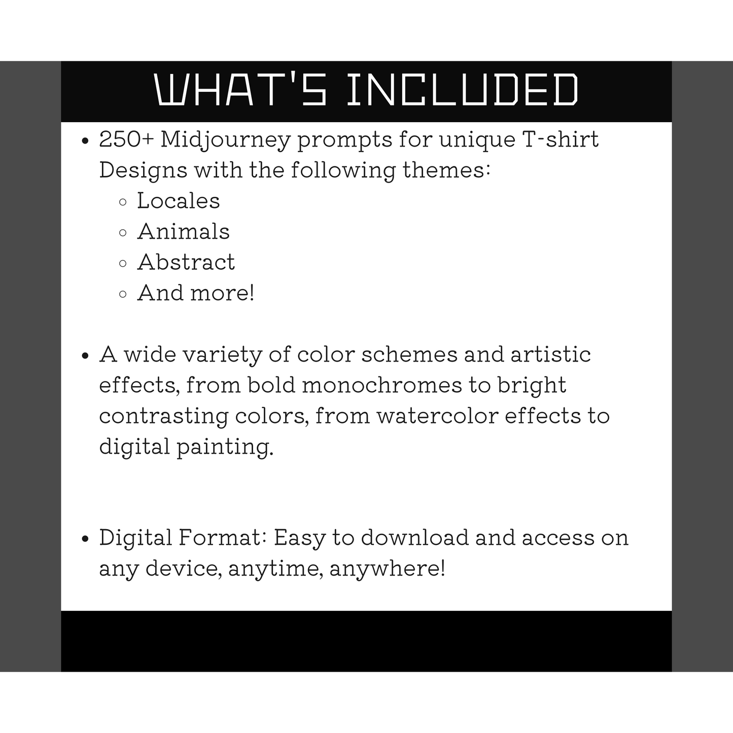 Complete T-shirt Design Ai Prompts Bundle | Over 250 expertly crafted prompts