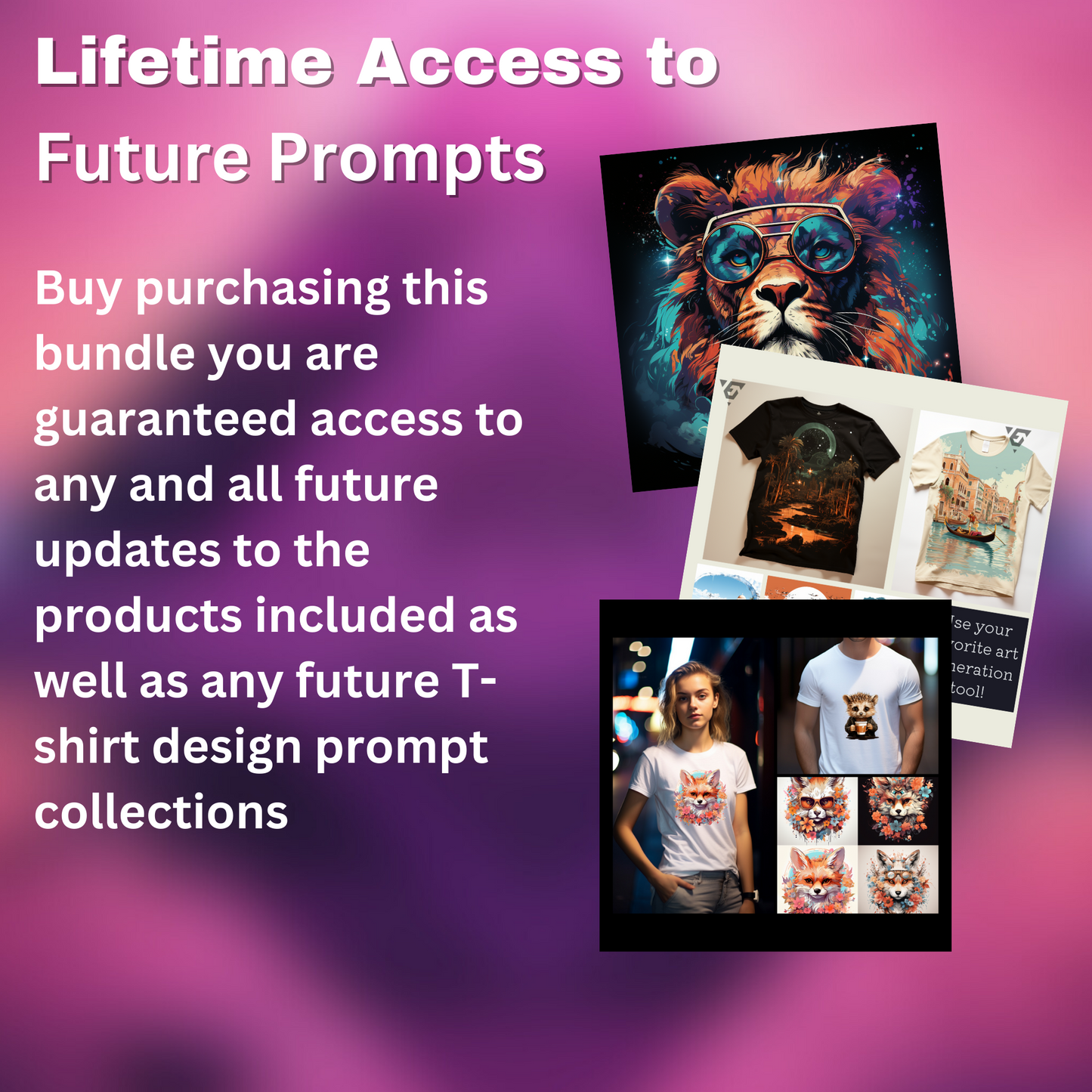 Complete T-shirt Design Ai Prompts Bundle | Over 250 expertly crafted prompts