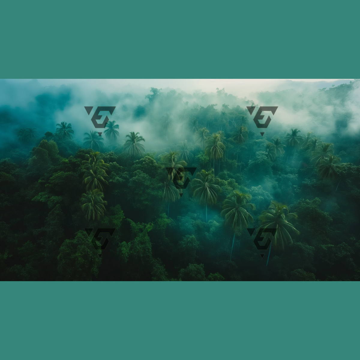 Dense Jungle Canopy Virtual Backgrounds Vol. 1 | 4 Zoom Virtual Backgrounds | Backdrop | Office Background | Microsoft Teams