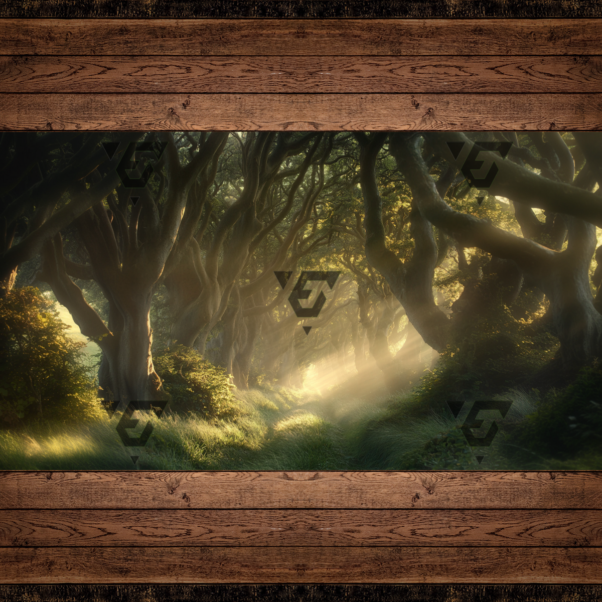 Enchanted Forrest Virtual Backgrounds Vol. 1 | 4 Zoom Virtual Backgrounds | Backdrop | Office Background | Microsoft Teams | Google Meet