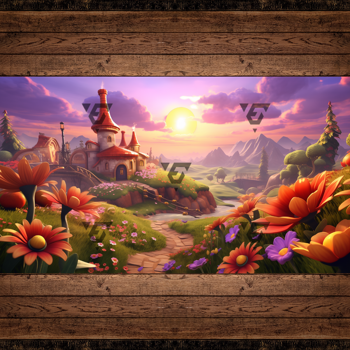 Fantasy Themed Virtual Background Scenes vol. 1 | 4 Virtual Backgrounds
