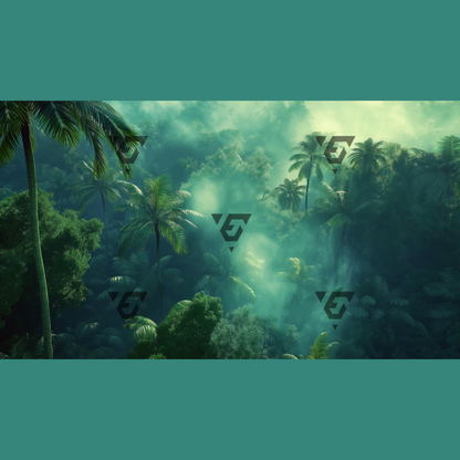 Dense Jungle Canopy Virtual Backgrounds Vol. 1 | 4 Zoom Virtual Backgrounds | Backdrop | Office Background | Microsoft Teams