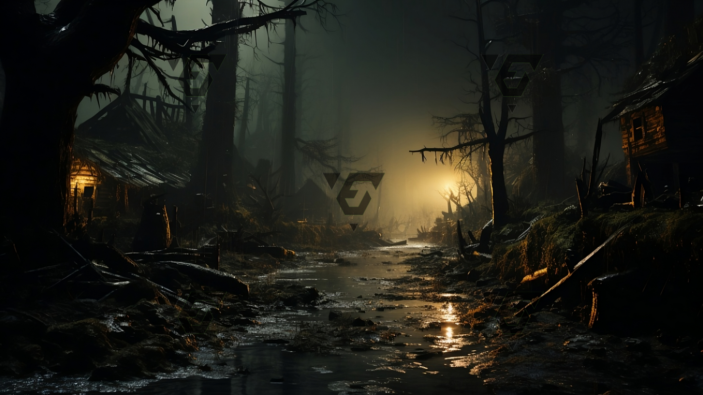 Halloween Spooky Scenes Virtual Backgrounds | 4 Zoom Virtual Backgrounds | Backdrop | Office Background | Microsoft Teams | Google Meet