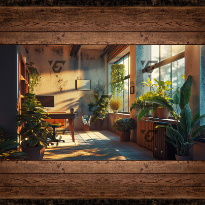 Sunlit Modern Office Virtual Backgrounds | 5 Virtual Backgrounds