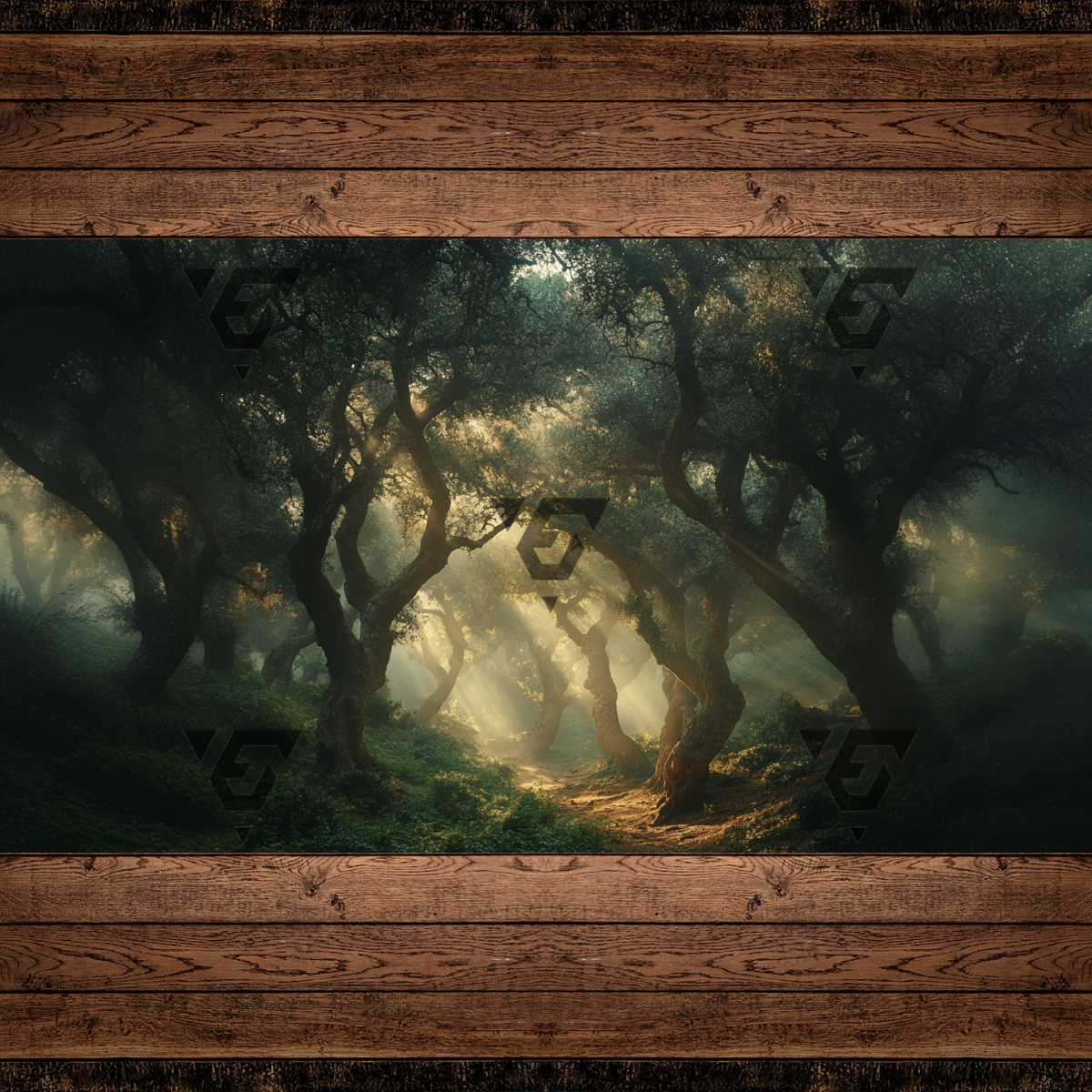Enchanted Forrest Virtual Backgrounds Vol. 1 | 4 Zoom Virtual Backgrounds | Backdrop | Office Background | Microsoft Teams | Google Meet