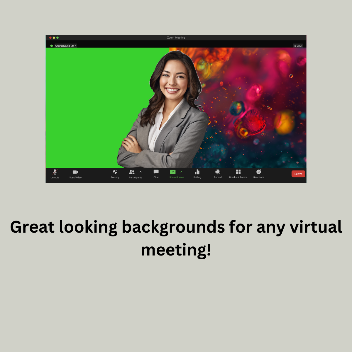 Abstract Virtual Background Scenes vol. 1 | 4 Virtual Backgrounds
