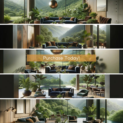 Mountain Escape Virtual Backgrounds Vol. 1 | 5 Virtual Backgrounds